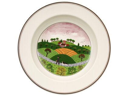 Hlboký tanier Design Naif, “Poľovník”, Ø 21 cm – Villeroy & Boch 1