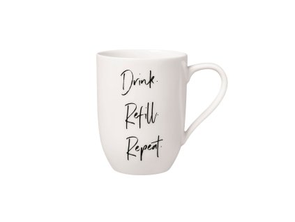 Hrnček Statement “Drink. Refill. Repeat.” – Villeroy & Boch 1