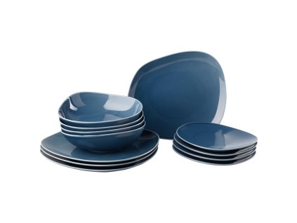 Jedálenská súprava Organic, tyrkysová, Set tanierov 12 ks – Villeroy & Boch 1
