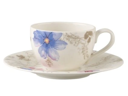 Šálka na kávu s podšálkou 250 ml Mariefleur Gris Basic – Villeroy & Boch