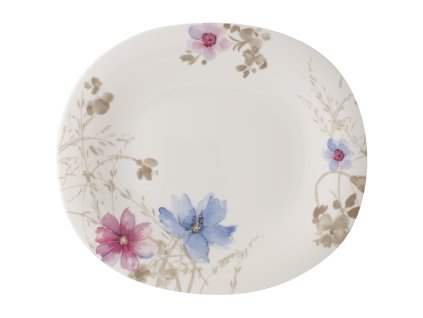 Oválny plytký tanier Mariefleur Gris Basic, 29 cm x 25,5 cm – Villeroy & Boch 1