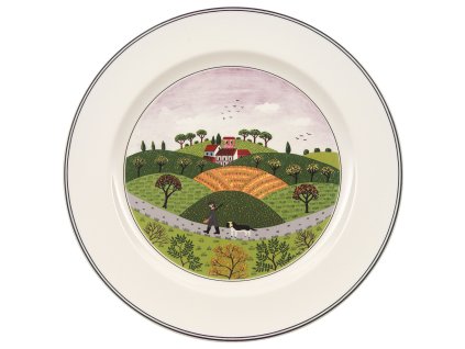 Plytký tanier Design Naif, “Poľovník”, Ø 27 cm – Villeroy & Boch 1