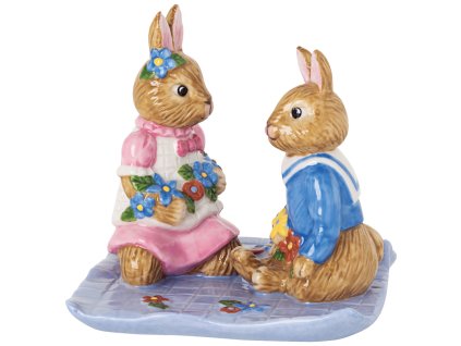 Porcelánové zajačiky Bunny Tales, “Piknik” – Villeroy & Boch 1