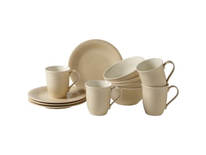 Raňajková sada Color Loop Sand, Set 12ks – Villeroy & Boch 1