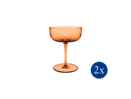 Sada pohárov na šampanské/dezertný pohár Like Glass Apricot, Set 2 ks – Villeroy & Boch 1