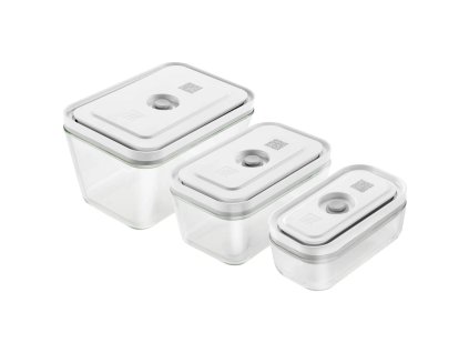 Sklenená dóza na potraviny Zwilling Vacuum, Set 3 ks 1