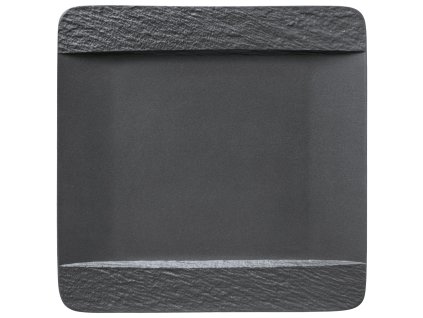 Štvorcový plytký tanier Manufacture Rock, 28 cm x 28 cm – Villeroy & Boch 1