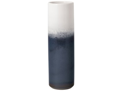 Veľká váza Lave Home Cylinder, bielo-modrá – Villeroy & Boch 1