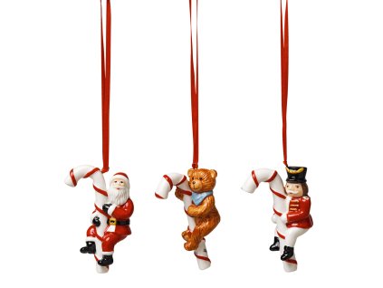 Vianočná závesná dekorácia Nostalgic Ornaments, “Santa, Medveď, Luskáčik”, set 3ks – Villeroy & Boch 1