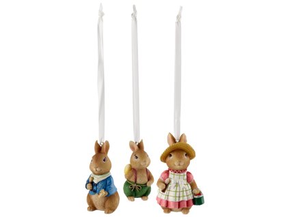 Závesné ozdoby Spring Fantasy, “Zajace”, Set 3 ks – Villeroy & Boch 1