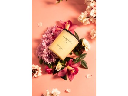 Vonná sviečka Black Orchid & Lilly, krémová 230g Cereria Mollá