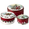 Súprava dóz na koláče Winter Collage Accessoires, Set 3 ks – Villeroy & Boch 1