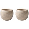 Miska na vajíčko 5,5 cm, 2 ks Perlemor Home, Sand